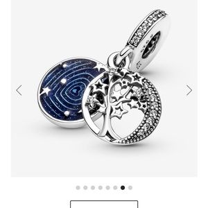 Pandora charm tree and moon